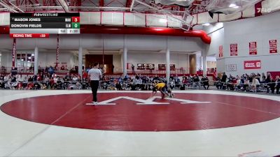 125 lbs Cons. Round 3 - Mason Jones, Manchester vs Donovin Fields, Elmhurst University