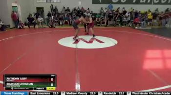 170 lbs Round 2 - Anthony Usry, Weaver vs Brayden Christian, East Limestone