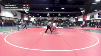 165 lbs 1st Place Match - Lincoln Casas, El Modena vs Ehren Thompson, Chaparral