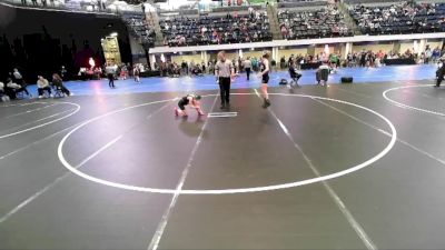 Girls 3rd-4th Grade - 80 Semis - Zoey Hutt, Moen Wrestling Academy vs Oakleigh Pierce, Waverly Area Wrestling Club