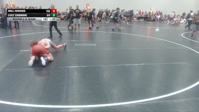 121 lbs Round 2 (6 Team) - Colt Zabinski, Backyard Brawlers vs Will Hughes, Treehouse WA