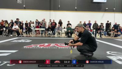 Simon Ranson Calgary Dawson Kraus vs Simon Winsor 2026 ADCC Calgary Open