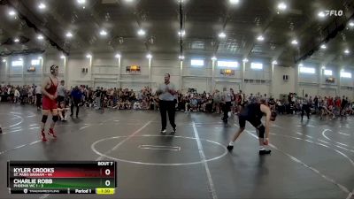 165 lbs Round 3 (6 Team) - Kyler Crooks, St. Paris Graham vs Charlie Robb, Phoenix WC 1