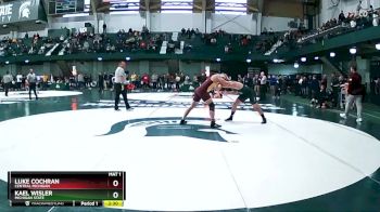 197 lbs Quarterfinal - Luke Cochran, Central Michigan vs Kael Wisler, Michigan State