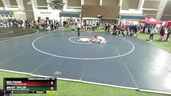 115 lbs 3rd Place Match - Ben Frame, Sutherland Youth WC vs Brody Taylor, Team Prestige Wrestling