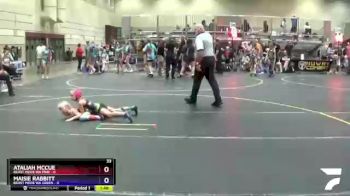 50 lbs Round 1 (4 Team) - Ataliah McCue, Beast Mode WA Pink vs Maisie Rabbitt, Beast Mode WA Green