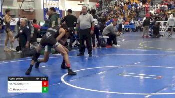 113 lbs Consolation - Alexis Vazquez, Villa Park vs Zachary Ramos, Olympian