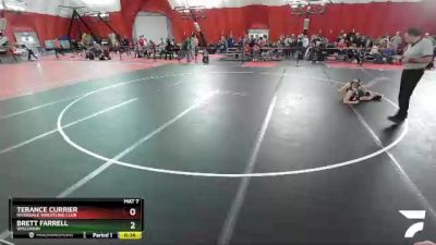 106 lbs Cons. Round 2 - Brett Farrell, Wisconsin vs Terance Currier, Riverdale Wrestling Club