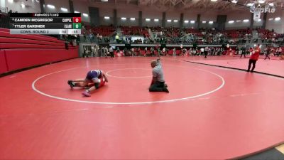 144 lbs Cons. Round 2 - Tyler Gardner, Eastlake vs Camden McGregor, Coppell