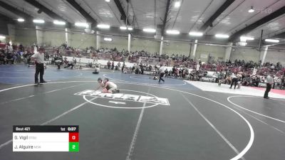 70 lbs Semifinal - Gabriel Vigil, Stout Wrestling Academy vs Jd Alguire, New Mexico Bad Boyz