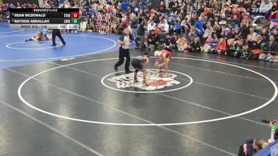 118 lbs Semifinal - Raydon Abdallah, Lackawanna vs Sean McDonald, Starpoint