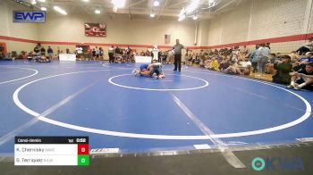 98 lbs Consolation - Keaton Chernisky, Broken Arrow Wrestling Club vs Gabe Terriquez, R.A.W.