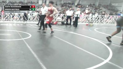 182 lbs Consi Of 8 #1 - Dante Richardson, RI vs Brieon Mayfield, NC