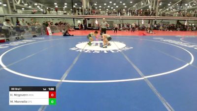 90 lbs Rr Rnd 1 - Henry Mcgovern, Iron Faith Wrestling Club vs Marcarlo Mannello, Gps