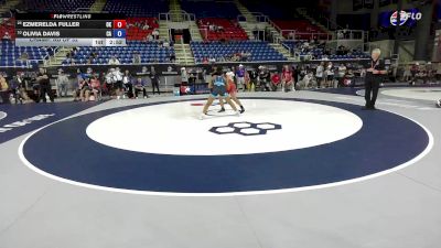 145 lbs Champ. Rd Of 32 - Ezmerelda Fuller, OK vs Olivia Davis, CA
