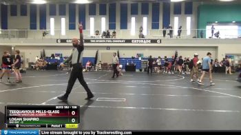 106 lbs Cons. Round 2 - Logan Shapiro, Bad Bay vs Teequavious Mills-Glasgow, Glasgow Wrestling Academy