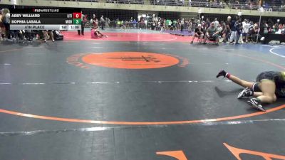 130 lbs 5th Place - Abby Williard, Lititz vs Sophia Lasala, Middlesex