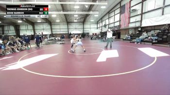 132 lbs Round 6 (8 Team) - Thomas Johnson (SH), Bear River B vs Jesse Barrios, Millard B