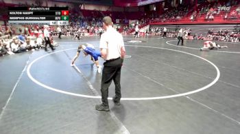 106 lbs D2/d3 - Semi-finals (sat 10:00am.) - Kolton Haupt, Stratford vs Memphis Burkhalter, Mineral Point