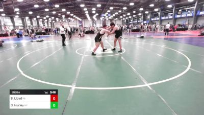 285 lbs Consi Of 16 #2 - Ben Lloyd, PA vs Daniel Hurley, NY