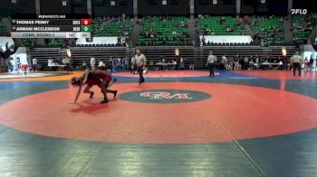 1A-4A 144 Cons. Round 2 - Armani Mcclendon, Deshler vs Thomas Penny, Shoals Christian Schools