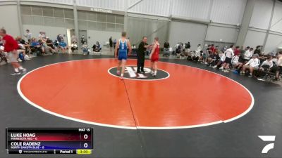 170 lbs Placement Matches (8 Team) - Luke Hoag, Minnesota Red vs Cole Radenz, North Dakota Blue