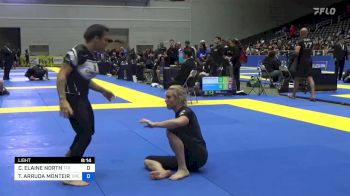 CLAIRE ELAINE NORTH vs THAMIRES ARRUDA MONTEIRO 2022 Pan IBJJF Jiu-Jitsu No-Gi Championship
