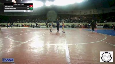 94 lbs Round Of 16 - Jaycee Wardlow, Ponca City LadyCat Wrestling vs Ainsley Lipla, Tough N Technical Wrestling Club