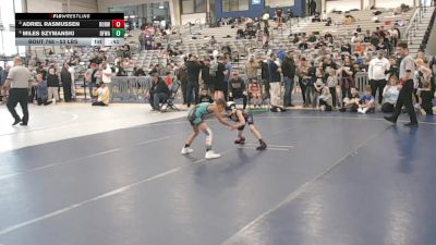 53 lbs 1st Place Match - Miles Szymanski, Black Fox Wrestling Academy vs Adriel Rasmussen, Rock Of Redmond Wrestling
