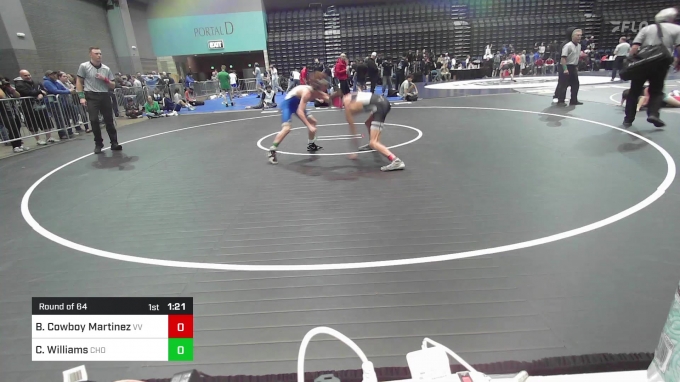 106 lbs Round Of 64 - Bradley Cowboy Martinez, Volcano Vista vs Cache ...