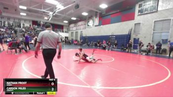 106 lbs Champ. Round 1 - Nathan Frost, Perry vs Carson Miles, Liberty