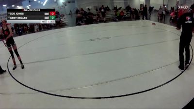 117 lbs Semifinal - Zoe Jones, Broken Bow Wrestling Club vs Abby Negley, Cozad Girls