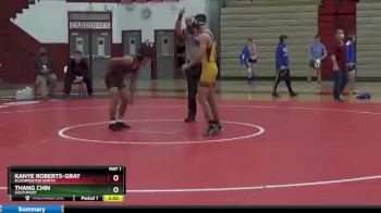 126 lbs Quarterfinal - Thang Chin, Southport vs Kanye Roberts-Gray, Bloomington North