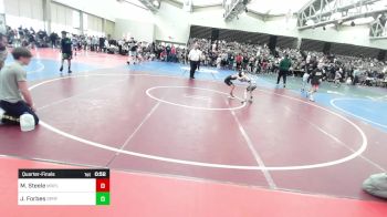 52-B lbs Quarterfinal - Maximus Steele, Marple Newtown vs Julian Forbes, Spring-Ford