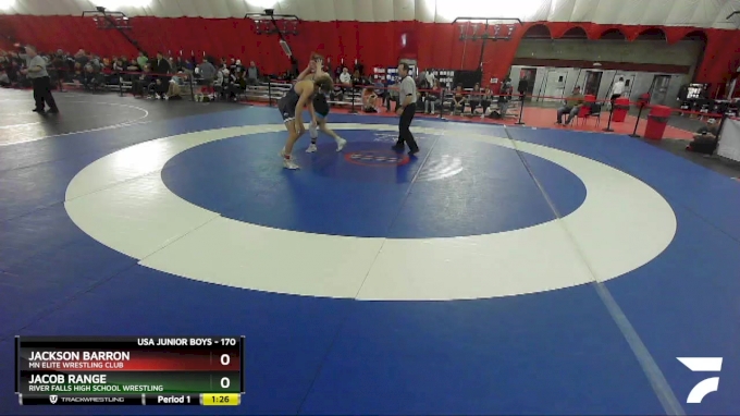 170 lbs Semifinal - Jackson Barron, MN Elite Wrestling Club vs Jacob ...