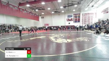 126 lbs Semifinal - Kaden Ware, Killingly vs Hermin Pomales, Windham