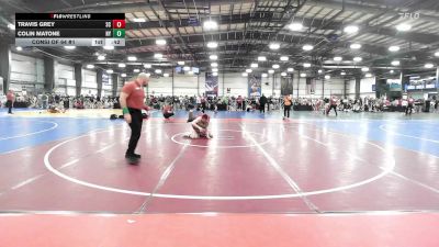 126 lbs Consi Of 64 #1 - Travis Grey, SC vs Colin Matone, NY