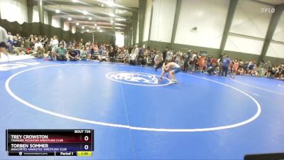 92 lbs Cons. Semi - Trey Crowston, Thunder Mountain Wrestling Club vs Torben Sommer, Anacortes Hawkeyes Wrestling Club