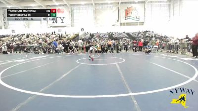 87 lbs Quarterfinal - Cristian Martinez, Empire Wrestling Academy vs Bret Relyea Jr., Brawler Elite