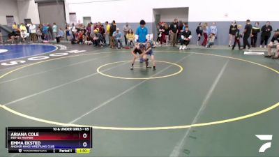 65 lbs Round 1 - Ariana Cole, Mat-Su Matmen vs Emma Eksted, Anchor Kings Wrestling Club