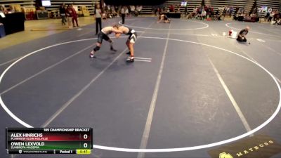 189 Championship Bracket Cons. Round 5 - Owen Lexvold, Zumbrota-Mazeppa vs Alex Hinrichs, Plainview Elgin Millville