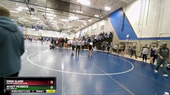 130 lbs Cons. Round 2 - Wyatt McNeece, Sky View JH vs Winn Aland, Falcon Wrestling Club