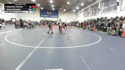 132 lbs Round Of 16 - Jonathan Louzada, Bethel vs Isaiah McDaniel, Middletown