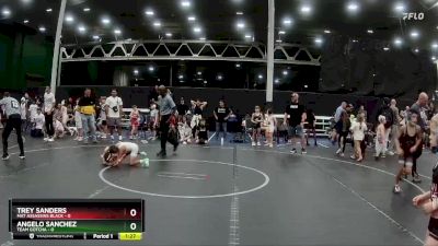 48 lbs Semis (4 Team) - Trey Sanders, Mat Assassins Black vs Angelo Sanchez, Team Gotcha