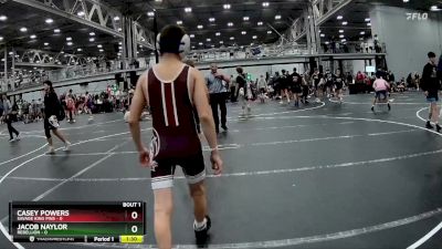 98 lbs Semis (4 Team) - Casey Powers, Savage King Pins vs Jacob Naylor, Rebellion