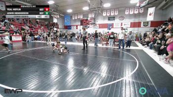 52 lbs Consolation - Teal Heflin, Northeast Take Down Club vs Lewis Henderson, Northeast Take Down Club