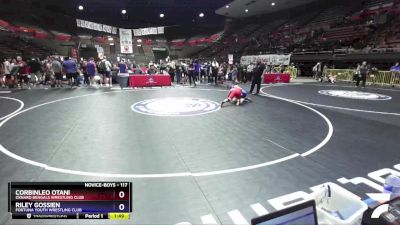 117 lbs Cons. Semi - Corbinleo Otani, Oxnard Bengals Wrestling Club vs Riley Gossien, Fortuna Youth Wrestling Club