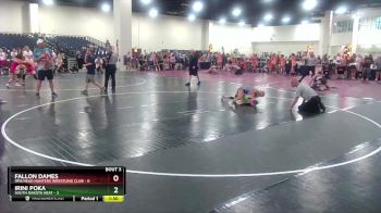 105 lbs Round 1 (8 Team) - Fallon Dames, RPA/Head Hunters Wrestling Club vs Irini Poka, South Dakota Heat