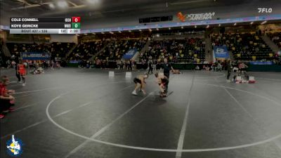 126 lbs Cons. Round 1 - Cole Connell, Iowa City, City High vs Koye Gericke, Waukee