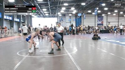 160 lbs Rr Rnd 1 - Karl Ludwig II, 5forty Brawlers vs Noah Goings, Team Nebraska